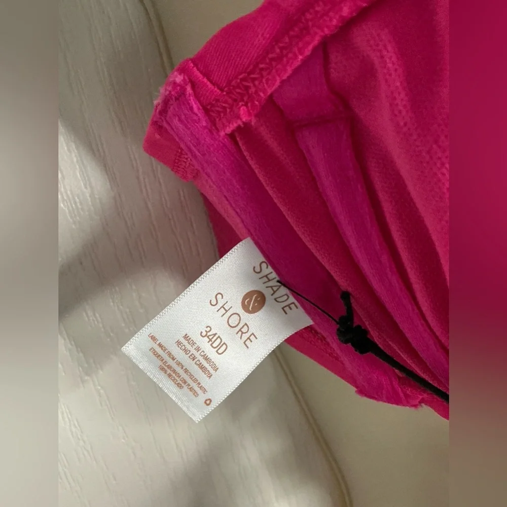 🩷 NWT💕Women's Ring Detail Hidden Underwire Bikini Top - Shade & Shore - Picture 11 of 16
